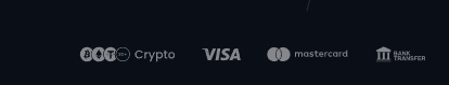 Original KikiBet payment methods: crypto, Visa, Mastercard and bank transfer